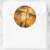 abstracte achtergrond ronde sticker (Tas)