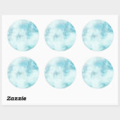 Abstracte achtergrond ronde sticker (Vel)