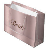 abstracte achtergrond roos-goud groot cadeauzakje (Voorkant Gekanteld)