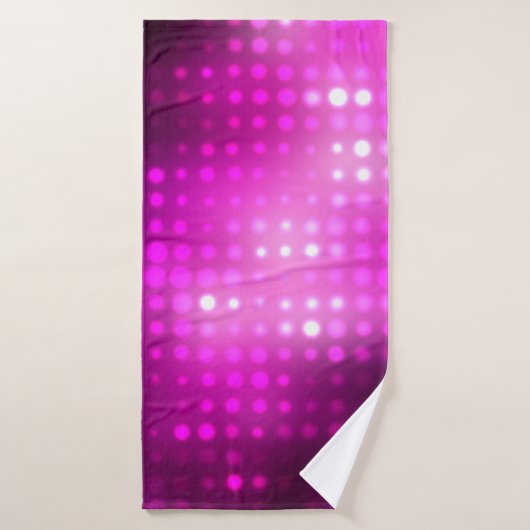 Abstracte achtergrond: roze geometrische achtergro badhanddoek (Badhanddoek)