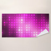 Abstracte achtergrond: roze geometrische achtergro badhanddoek (Badhanddoek)