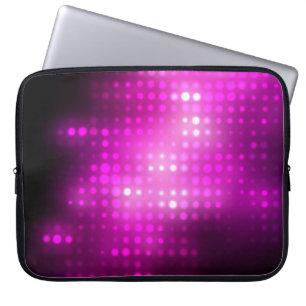 Abstracte achtergrond: roze geometrische achtergro laptop sleeve