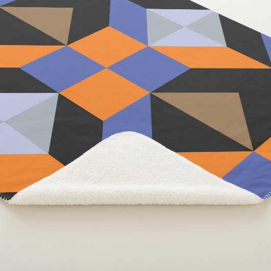  abstracte achtergrond sherpa deken (3/4)