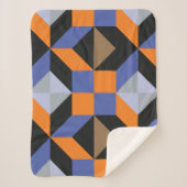  abstracte achtergrond sherpa deken (Voorkant)