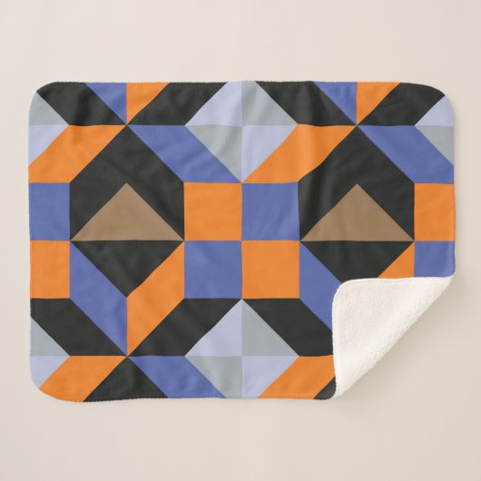  abstracte achtergrond sherpa deken (Voorkant (horizontaal))