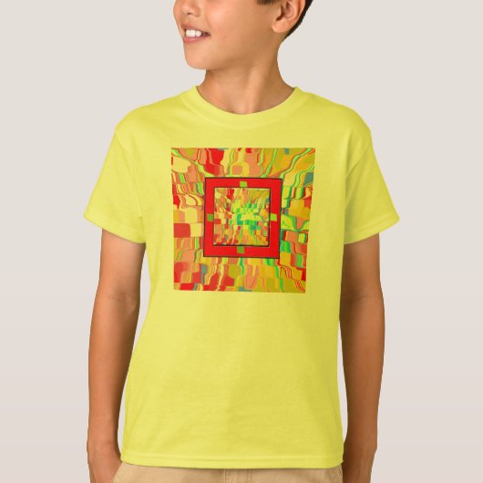 Abstracte achtergrond t-shirt (Voorkant)