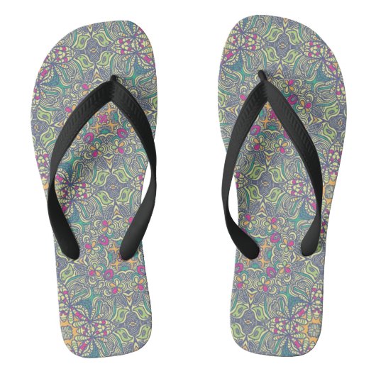 Abstracte  achtergrond teenslippers (Voetbed)
