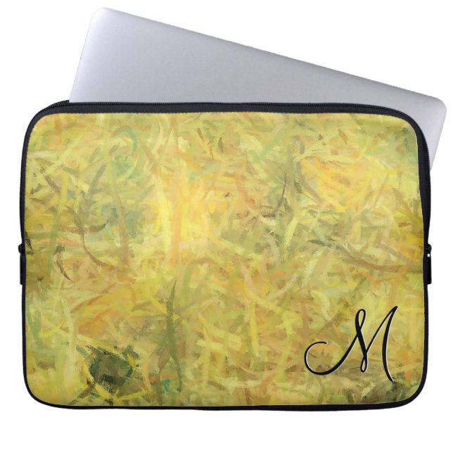 Abstracte achtergrond tekenen laptop sleeve (Voorkant)