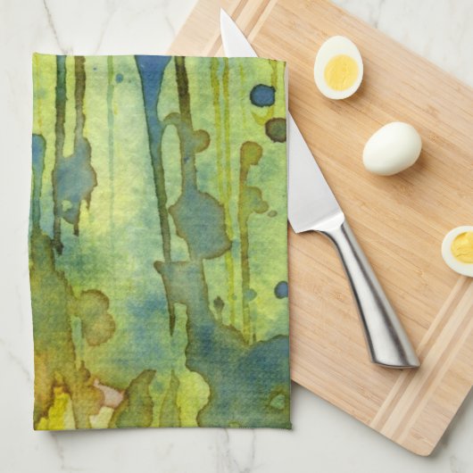 abstracte achtergrond theedoek (Quarter Fold)