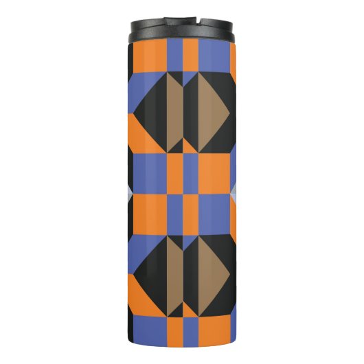 abstracte achtergrond thermosbeker (Achterkant)