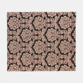 Abstracte achtergrond van een zwaar paars brocadew fleece deken (Voorkant (Horizontaal))