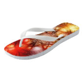 Abstracte achtergrond van Fireworks Stars Teenslippers (Schuin)