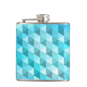 Abstracte achtergrond van mozaïekpatroon heupfles (Voorkant)