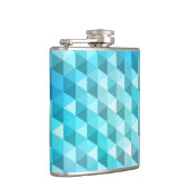 Abstracte achtergrond van mozaïekpatroon heupfles (Rechts)