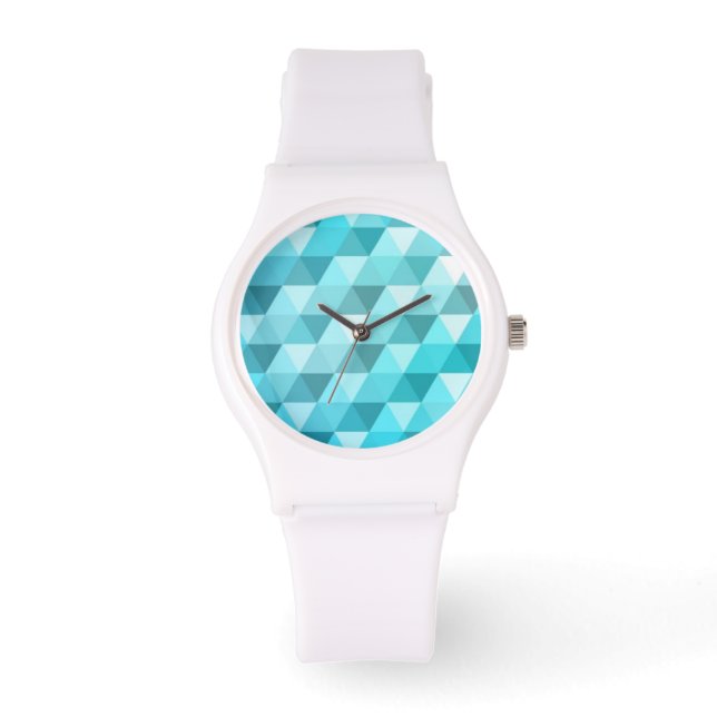 Abstracte achtergrond van mozaïekpatroon horloge (Voorkant)
