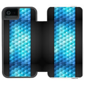 Abstracte achtergrond van mozaïekpatroon incipio iPhone portemonnee hoesje (Agenda Open)