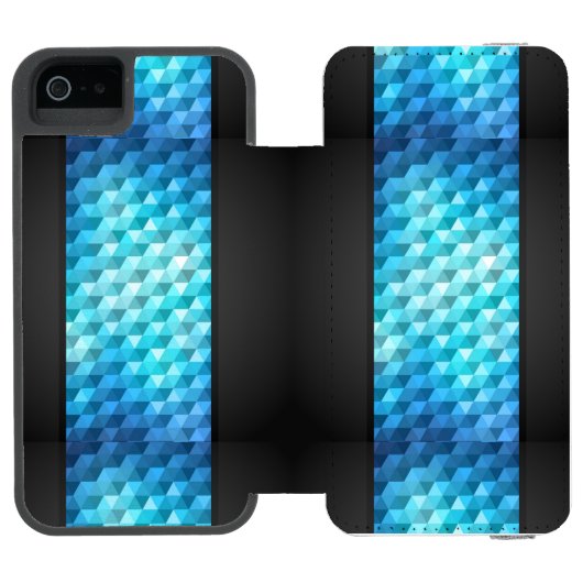 Abstracte achtergrond van mozaïekpatroon incipio iPhone portemonnee hoesje (Agenda Open)