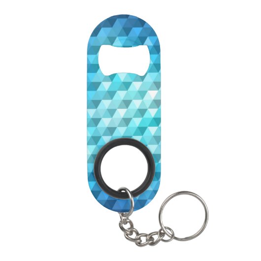 Abstracte achtergrond van mozaïekpatroon mini flessenopener (Achterkant)