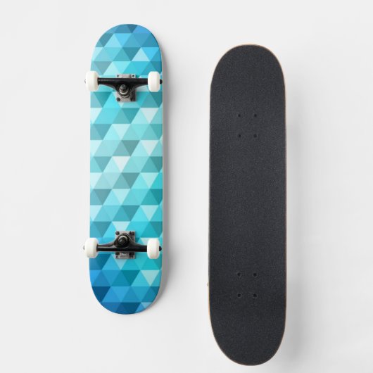Abstracte achtergrond van mozaïekpatroon persoonlijk skateboard (Voorkant)