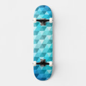 Abstracte achtergrond van mozaïekpatroon persoonlijk skateboard (Voorkant)