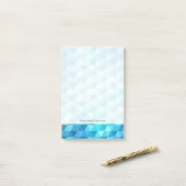 Abstracte achtergrond van mozaïekpatroon post-it® notes (Op bureau)