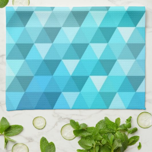 Abstracte achtergrond van mozaïekpatroon theedoek (Gevouwen)