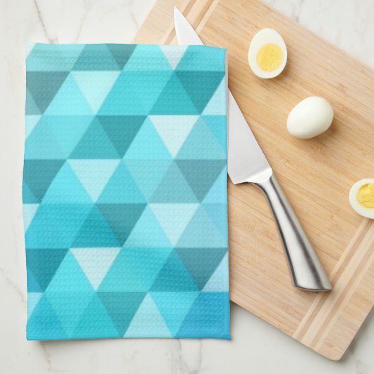 Abstracte achtergrond van mozaïekpatroon theedoek (Quarter Fold)