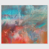 Abstracte achtergrond van olieverfschilderijen. Ol Cadeaupapier (Vlak)