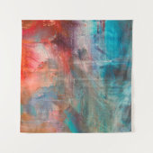 Abstracte achtergrond van olieverfschilderijen. Ol Wandkleed (Voorkant (horizontaal))