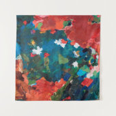 Abstracte achtergrond van olieverschilderen op can wandkleed (Voorkant (horizontaal))