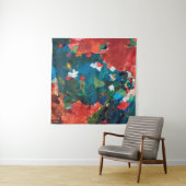 Abstracte achtergrond van olieverschilderen op can wandkleed (In Situ (horizontaal))