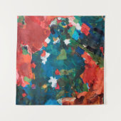 Abstracte achtergrond van olieverschilderen op can wandkleed (Voorkant)