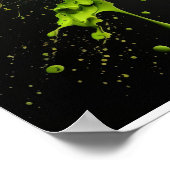 Abstracte achtergrond van splash poster (Hoek)