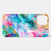 Abstracte achtergrond van waterverf vlekken en vle Case-Mate iPhone case (Achterkant (horizontaal))