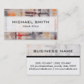 Abstracte achtergrond verfijnen visitekaartje (Voorkant / Achterkant)