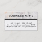 Abstracte achtergrond verfijnen visitekaartje (Achterkant)