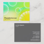 Abstracte achtergrond visitekaartje (Voorkant / Achterkant)