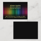 Abstracte achtergrond visitekaartje (Voorkant / Achterkant)