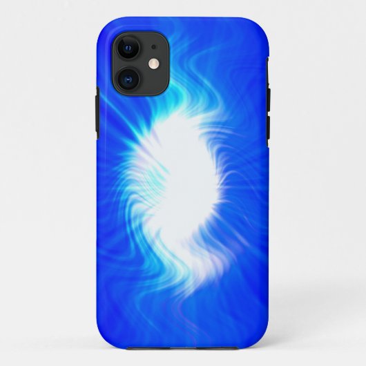 Abstracte achtergrond voor blauw vuur Case-Mate iPhone case (Achterkant)
