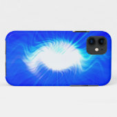 Abstracte achtergrond voor blauw vuur Case-Mate iPhone case (Achterkant (horizontaal))