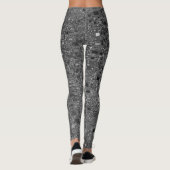 Abstracte achtergrond voor Faux Chrome Mini Box Leggings (Achterkant)