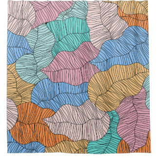 Abstracte achtergrond voor kleurenschildervormig b douchegordijn