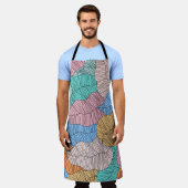 Abstracte achtergrond voor kleurenschildervormig b schort (Gedragen)