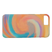 Abstracte achtergrond voor kleurrijke kunstdraden Case-Mate iPhone case (Achterkant (Horizontaal))