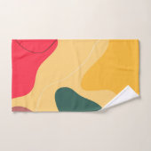 Abstracte achtergrond voor kleurrijke organische v bad handdoek (Handdoek)