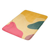 Abstracte achtergrond voor kleurrijke organische v badmat (Gekanteld)