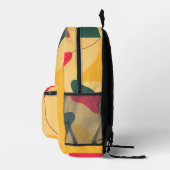 Abstracte achtergrond voor kleurrijke organische v bedrukte rugzak (Rechts)