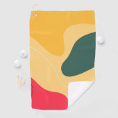 Abstracte achtergrond voor kleurrijke organische v golfhanddoek (Insitu)