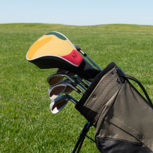 Abstracte achtergrond voor kleurrijke organische v golfheadcover
