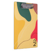 Abstracte achtergrond voor kleurrijke organische v klembord (Rechts)